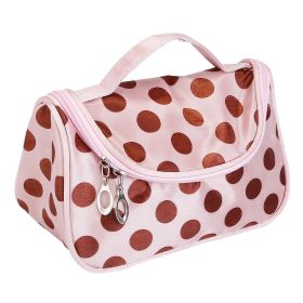Travel Makeup Bag Portable Cosmetic Organizer with Cosmetic Mirror Waterproof Toiletry Wash Bag for Women
