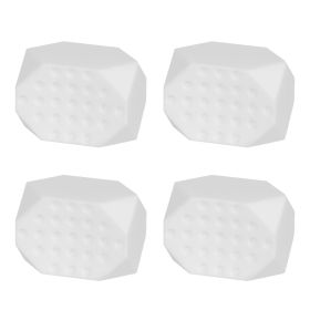 4 Pack Jawline Exerciser for Men Women Jaw Trainer Shaper Sagging Skin Double Chin Reducer with 3 Resistance Levels for Beginners Intermediate Expert (Option: White)