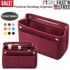 Felt Handbag Insert Organizer Purse Tote Shaper Bag in Bag Cosmetic Bag Handbag Purse Organizer